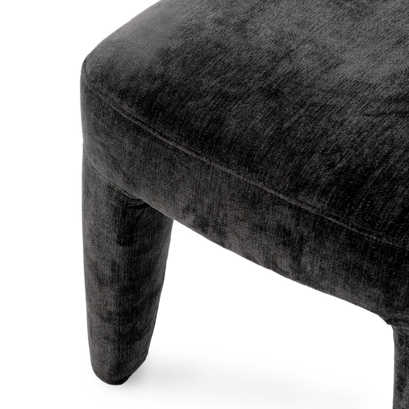 Khai Upholstered Dining Chair, Charcoal
