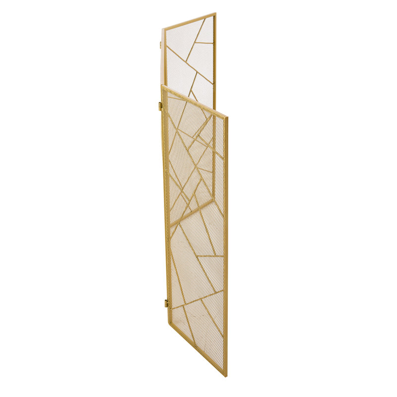 4 Iron Fireplace Door