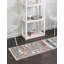Tapis bleu / blanc / orange à motif abstrait Weingartner-1626924609
