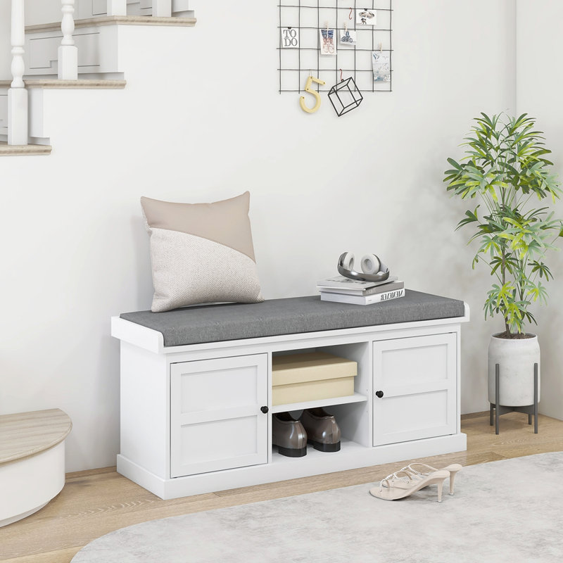 Banc style campagne moderne, White, White