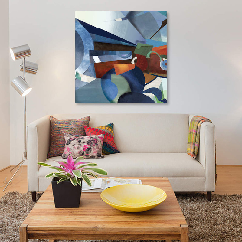 « prism i », impression sur toile, H 18 po x l 18 po x P 1,5 po, Pas de tapis, Toile tendue