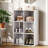 8-Cube Bookcase, Decorative Storage Shelf