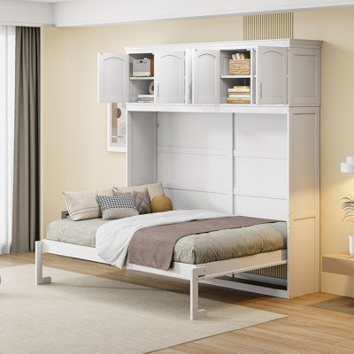 Murphy Bed Wall Bed With Top Cabinets