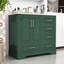 Meuble-lavabo simple élégant avec lavabo en céramique, portes à fermeture en douceur et grand espace de rangement-1912486422