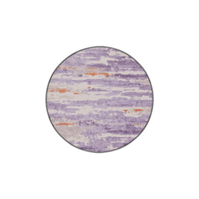 Machine Washable Pink Area Rug