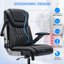 Grande et grande chaise de bureau 500 lb avec support lombaire réglable et accoudoirs rabattables 4D, sièges de direction ergonomiques très larges pour personnes lourdes