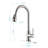 Brushed Nickel Kitchen Sink Faucet With Pull-Out , Stainless Steel, 360 Rotating Nozzle, Classic Design