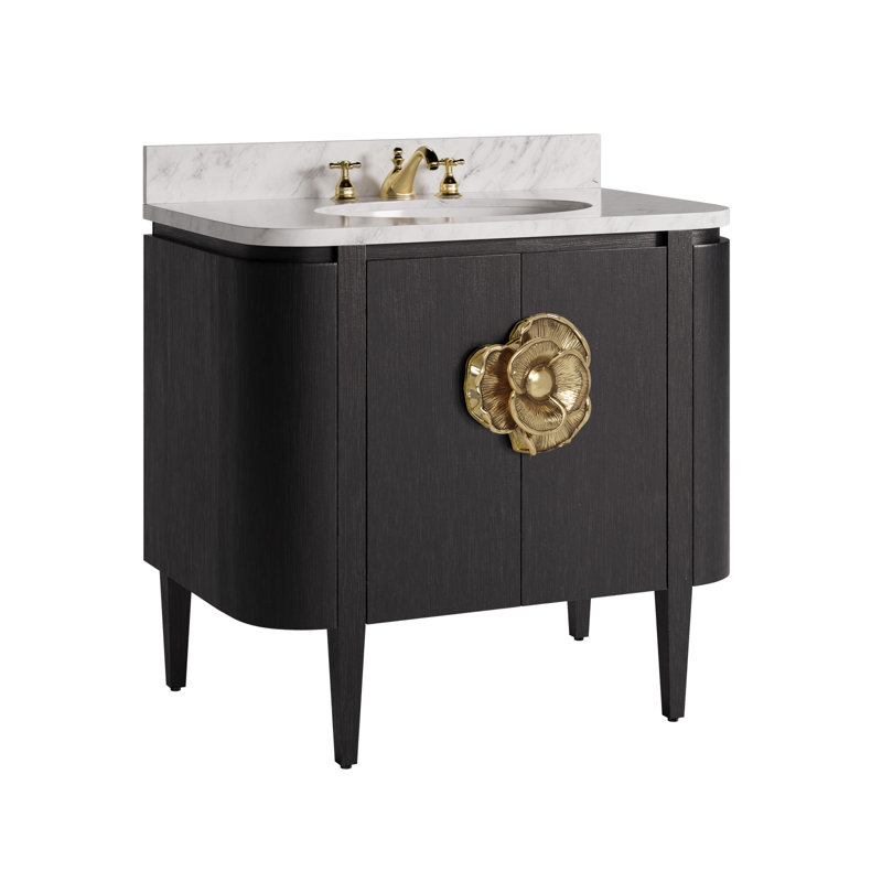 Briallen 36'' W Single Vanity, Black