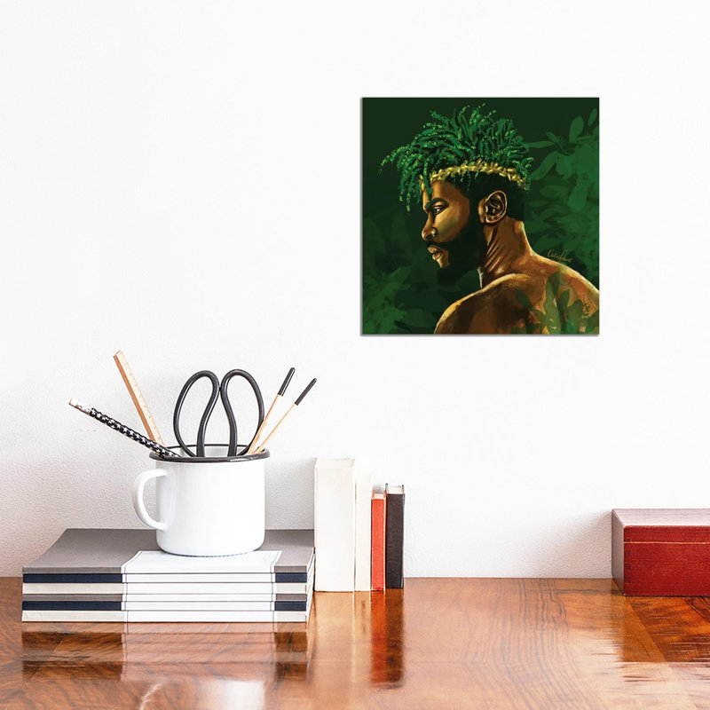 Of Land by Poetically Illustrated - Wrapped Canvas Painting, 30.48 cm H x 30.48 cm W