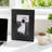 Contemporary Picture Frame - Wood Resin Construction with Textured Linear Design, Durable Single Display Frame for Modern Decor, Crafted with Composite Materials for Lasting Quality-1010731087
