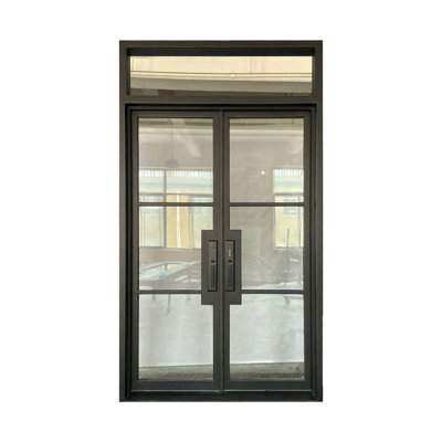 Modern Loft Iron and Glass Door