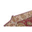 Tapis oriental en laine noué à la main Manchuria rose / ivoire