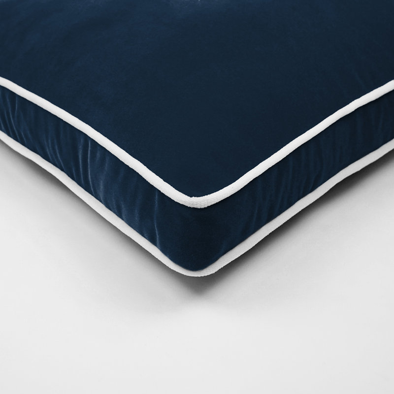 Posh Box Square Pillow Cover & Insert, Royal