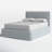 Zatanna Upholstered Low Profile Platform Bed-497570334-497570325