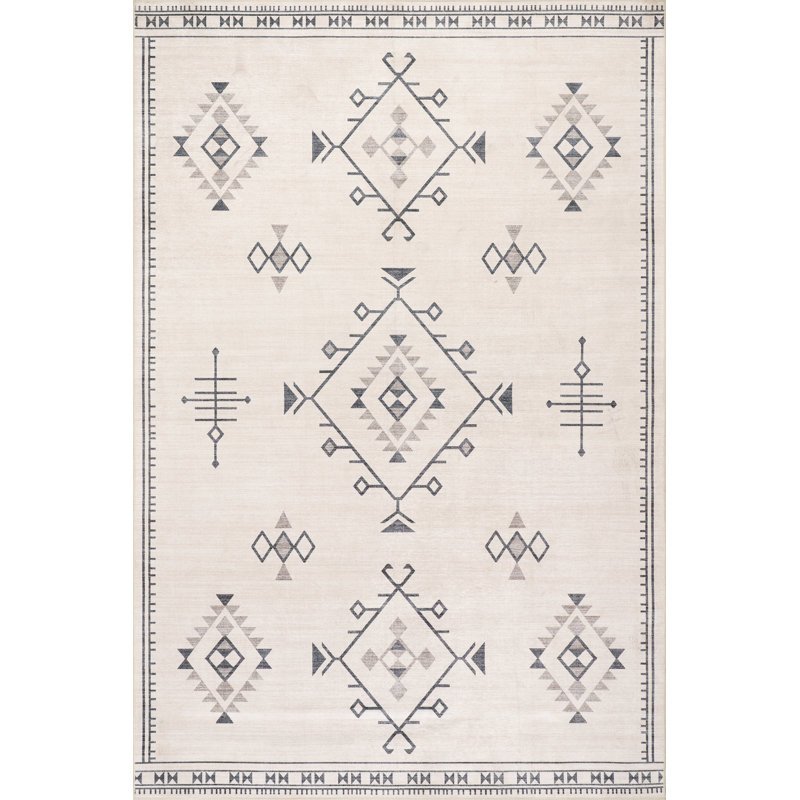 Shenai SplashGuard Machine Washable Area Rug{BIVL30A, Rectangle 8' x 10'