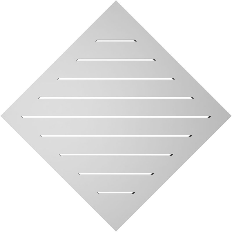 Évent à pignon fonctionnel en uréthane Diamond, H 32 po x l 32 po x P 1,5 po
