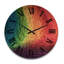 Horloge murale en bois massif Tanisha-308408353