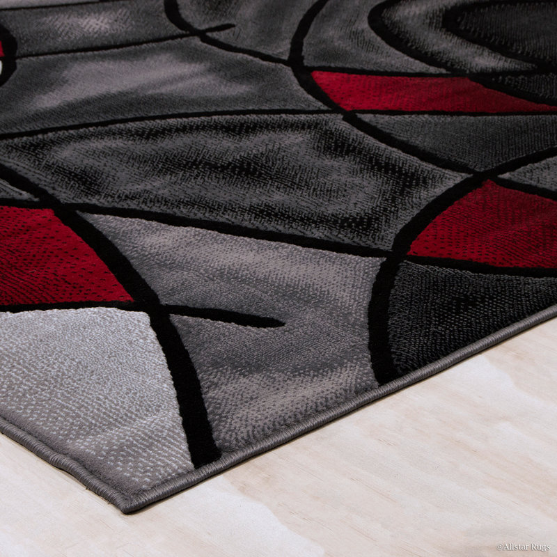 Keeler Abstract Indoor Rug, Rectangle 5' x 6'11"