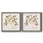 Golden I - ensemble de 2 reproductions d'art sur papier encadré-757379106-757379111