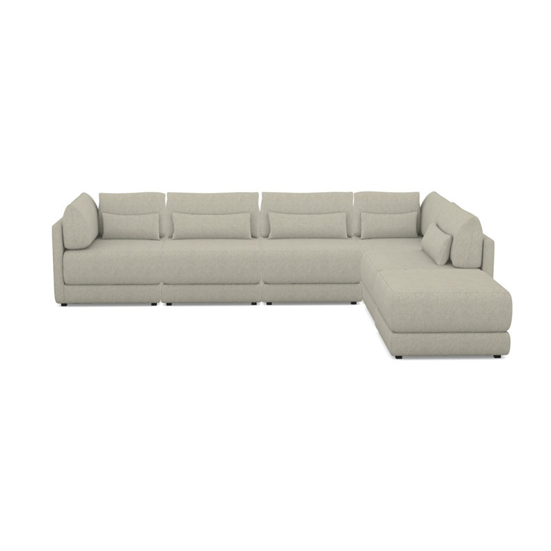 Canapé modulaire 6 pièces Ease, Ian fumée