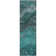 Premium Machine Washable Cerrito AMF599 Teal Rug