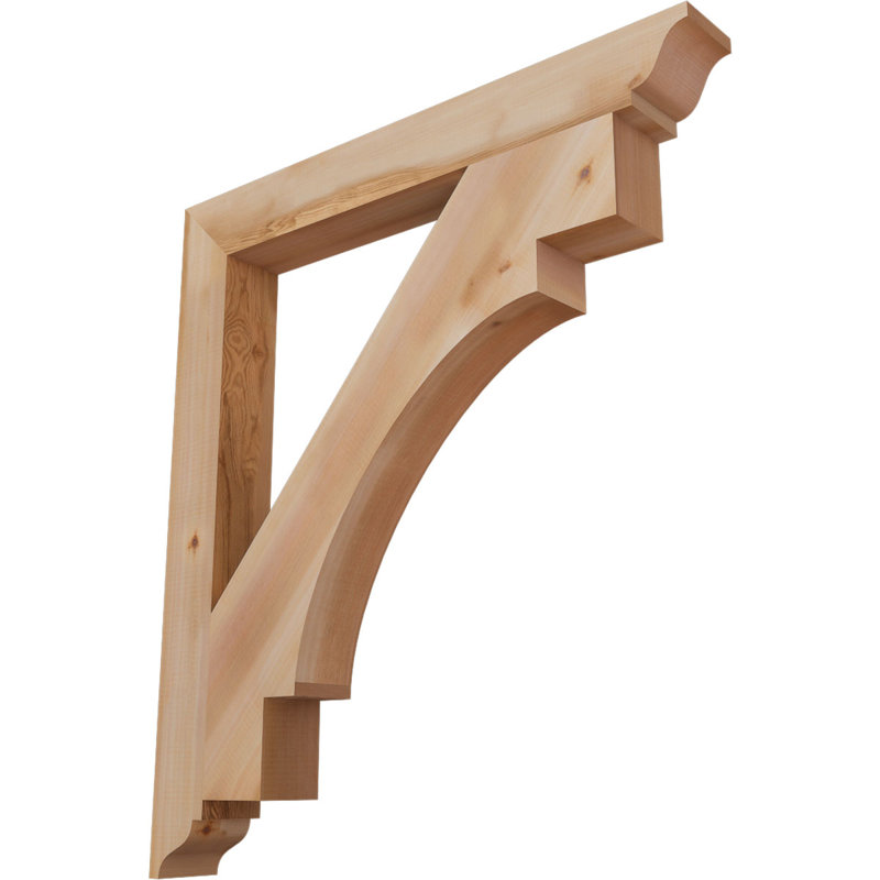 Support Merced, Sapin de Douglas, 38"H x 3.5"W x 34"D
