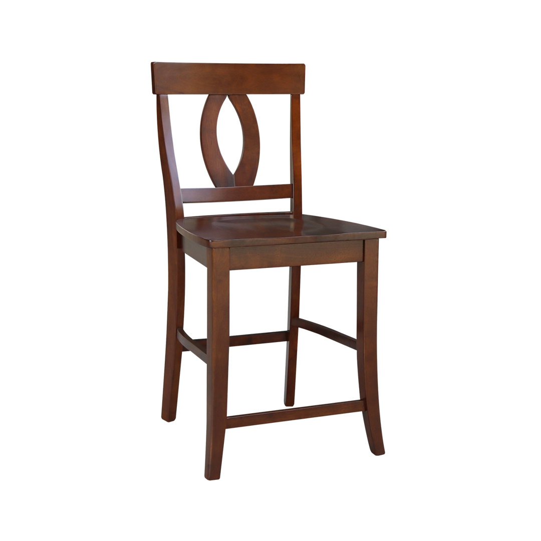Guzik Solid Wood Counter Stool Gracie Oaks 