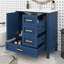 Ensemble de meuble-lavabo 30 po avec lavabo, armoire de rangement moderne avec porte à fermeture douce et 3 tiroirs, structure en bois massif-1120794064