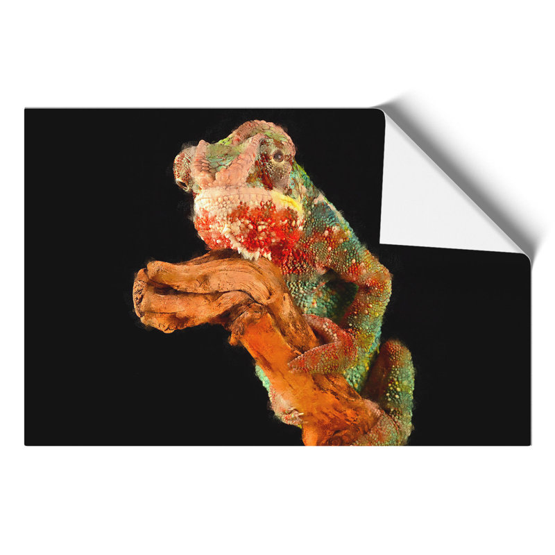 Chameleon Painting - Frameless Print, 21cm H x 30cm W x 0.1cm D