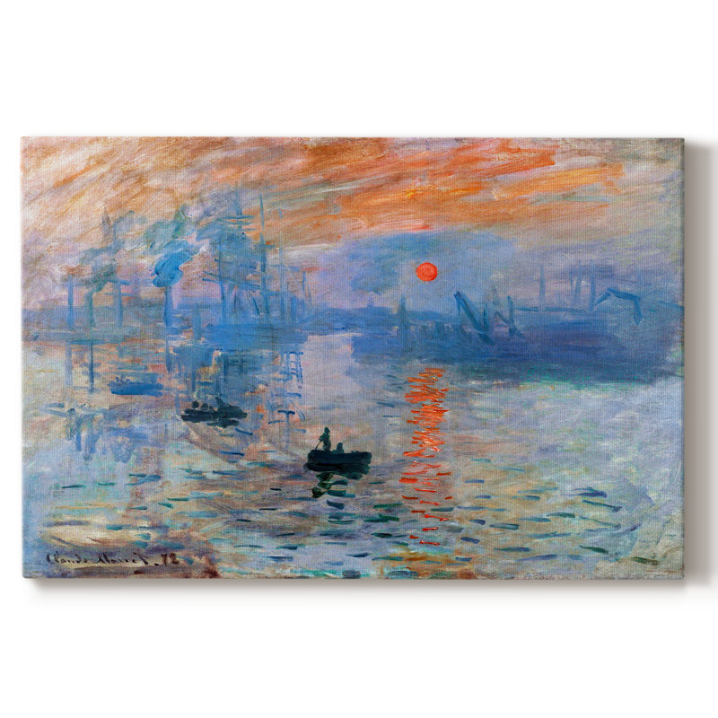 Paysage rétro - III, H 19 po x l 28 po x P 1,5 po, Toile tendue