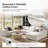 Cioffi Gosport 148"W Oversized L Shaped 8 Piece Down Blend Modular Cloud Sectional Sofa with Removable Cushion Cover-121600856