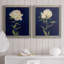 PRETTY AS A PEONY I - Ensemble de 2 reproductions de cadres photo sur toile-1201202720-1201202724