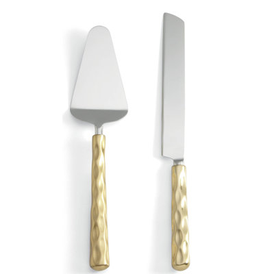 Truro 2 - Piece Stainless Steel Cake Serving Set