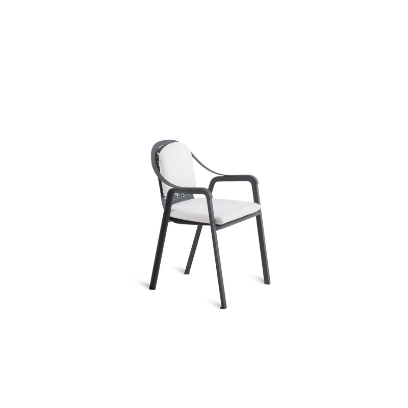 Tline Outdoor Lounge Chair, Graphite
