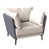 Beige/Gray Faux Leather selected