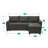Fanechka Modern Velvet L-Shaped Sectional Sleeper Sofa Bed – Reversible Pull Out Couch with Storage-301518714