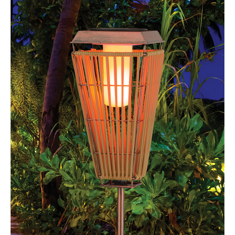 Wicker Solar Stake - Funnel