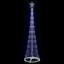  LED Christmas Tree 51 x 51 x 190 cm Metal-600711475