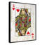 Queen Of Hearts - Floater Frame Print on Canvas-1710791965