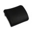 Coussin de soutien lombaire pour chaise de bureau et siège d'auto Mind Reader, mousse mémoire, correcteur de posture, coussin de dossier inférieur polyvalent, L 13,5 po x l 4 po x H 12,25 po, noir