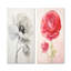 Ensemble de 2 décorations murales rétro Ranunculus Dreams - Ranunculus-999440828-999440825