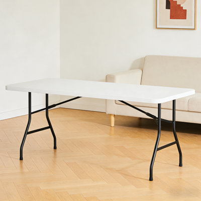 Table pliante rectangulaire en plastique 72 po