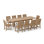 Bahama Outdoor 11 - Piece Teak Dining Set