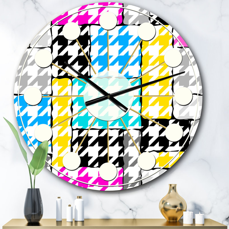 Horloge murale classique Mid-Century, Surdimensionné