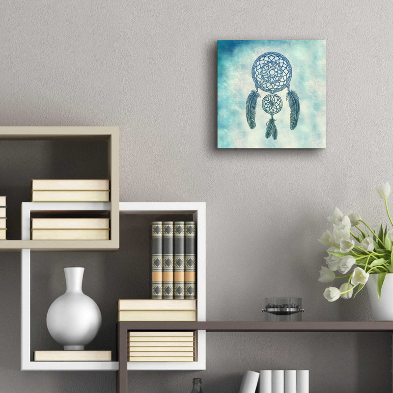 Epic Art «Double Dream Catcher» par Rachel Caldwell «Double Dream Catcher» par Rachel Caldwell, H 12 po x l 12 po x P 0,13 po