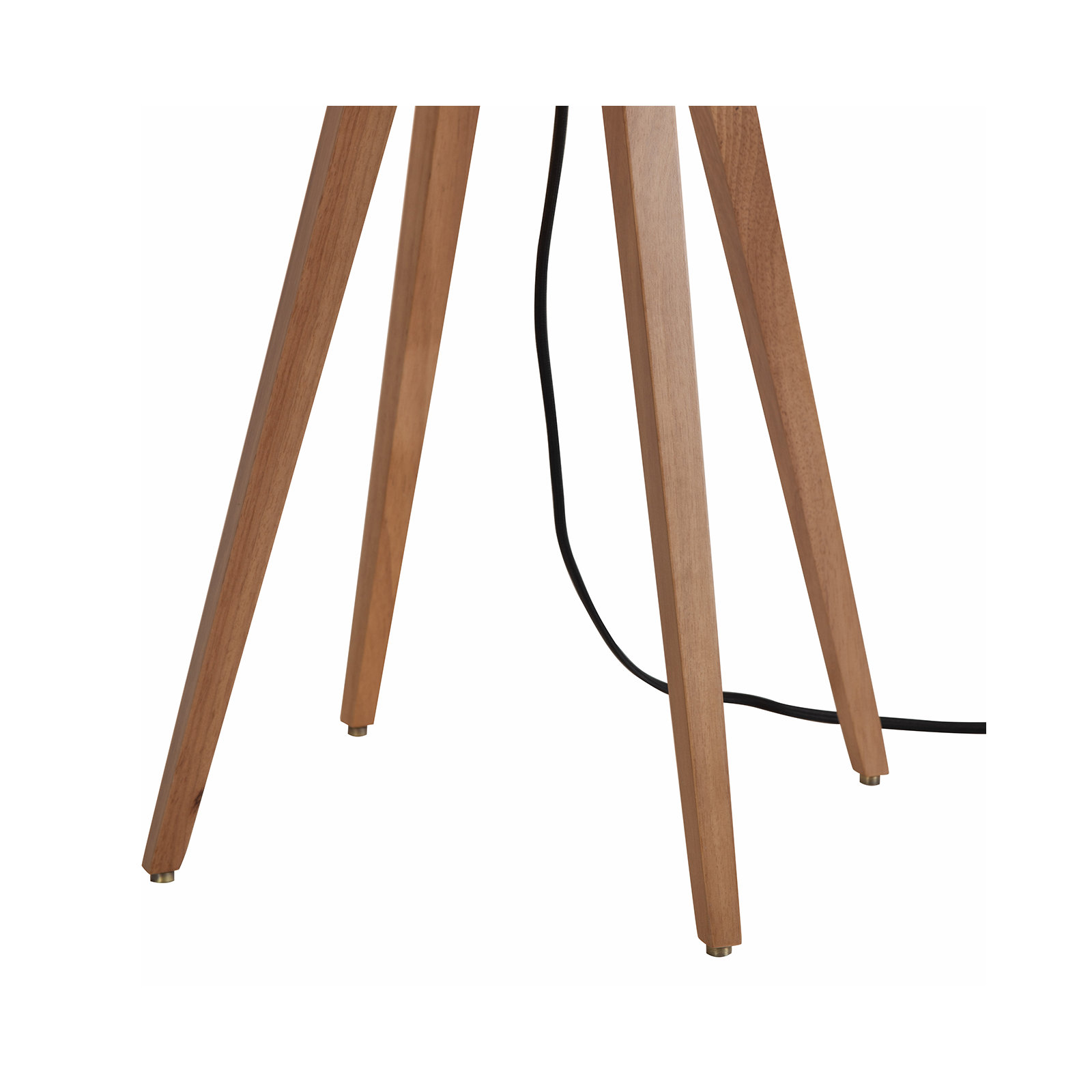 Quattro Solid Wood 31" Tripod Table Lamp, Natural Ash