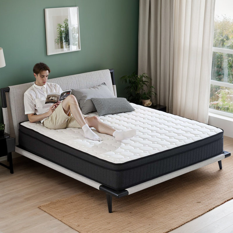 10 Inch Medium Firm Hybrid Mattresses, Queen