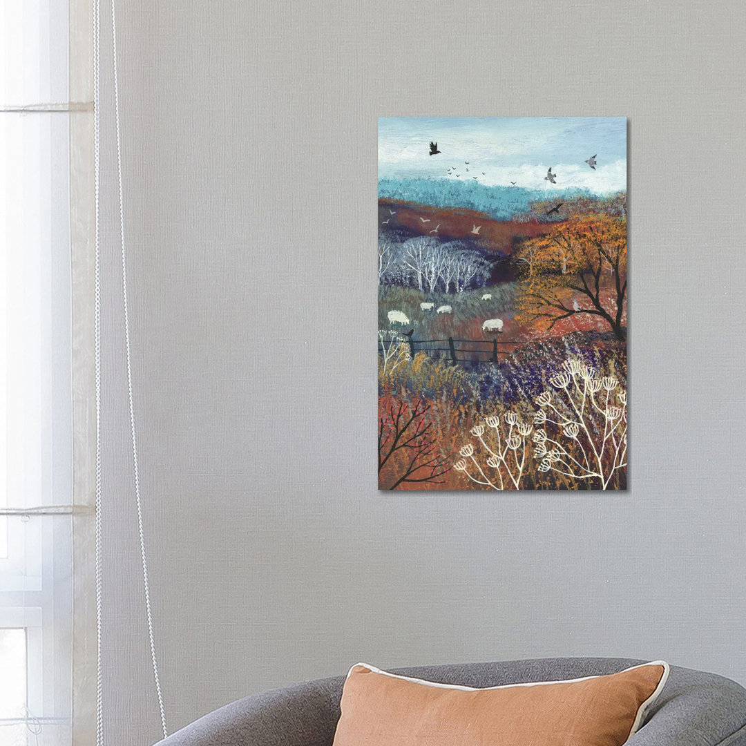 Colours Of Autumn by Jo Grundy - Wrapped Canvas Painting