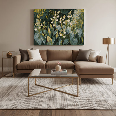 Vegetables Garlic Mustard Green Canvas Wall Art