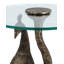 Paonne Glass End Table